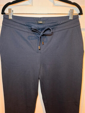 Dalia Navy Blue Pull-On Slim Ankle Pants Women’s Small
